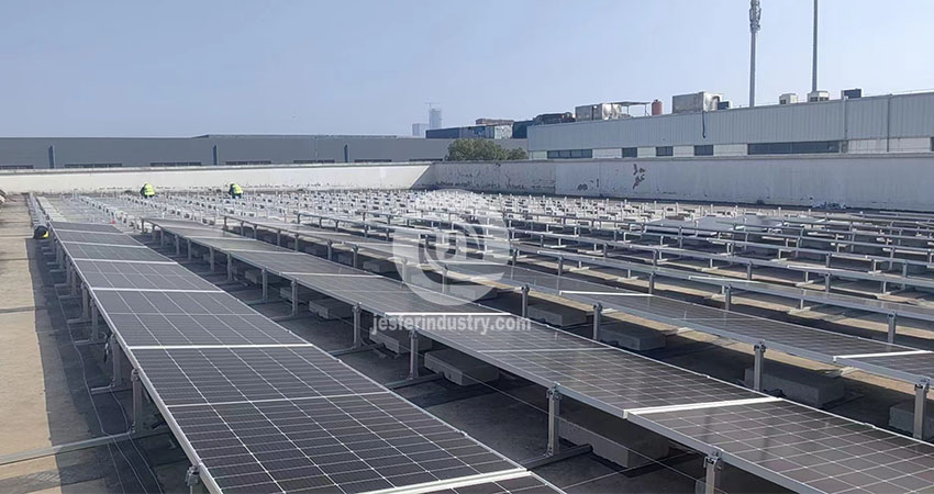 グレナダの太陽光発電サポート構造
